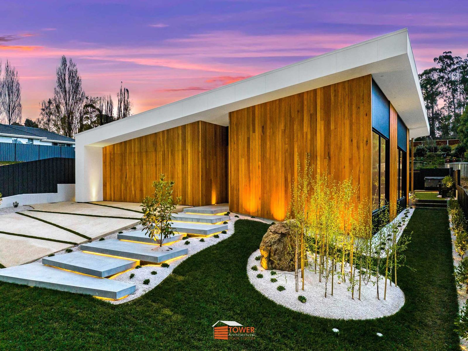 Natural Timber install — Tasmania